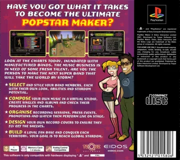 Popstar Maker (EU) box cover back